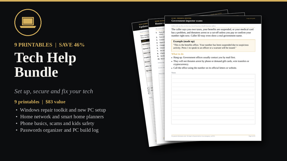 Tech Help Bundle cover