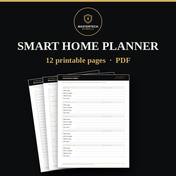 Smart Home Setup Planner cover